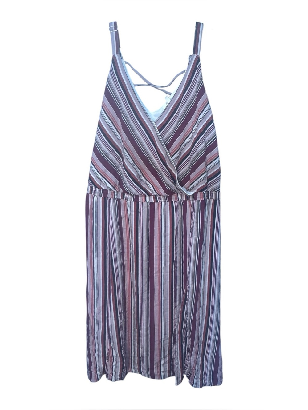 Maurices Striped Midi Dress – Women’s Size 1X – Excellent Condition